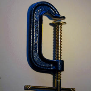 G clamp metal 75mm opening  (TS0066)