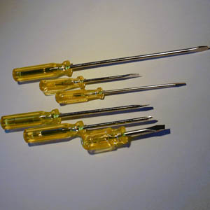 Screwdrivers: set of 6  (TS0078)
