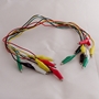 Jumper lead sets: (crocodile clips ends):( long lead 500mm) Pk/10   (TS0132L)