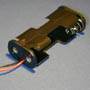 Battery holder: AA x 2  with short leads. Pk/10  (TS0246)