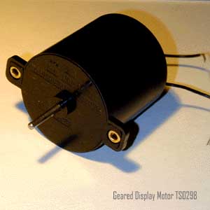 Geared motor: battery powered capability.  (TS0298)