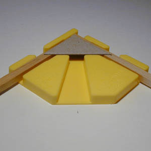 Jointer 'Lynx': 8 mm: pack of 10: yellow  (TS0306)