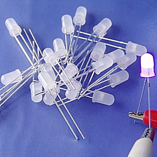 LED. RGB (Red - Blue - Green-  Diffused)  5mm x 5Volt EACH  (TS0745)