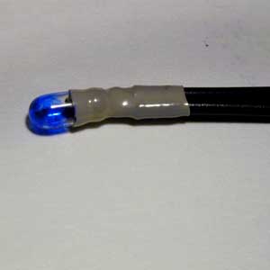 Globes: sub-miniature: blue bulb Pk/100  (TS0792)