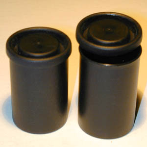 Rocket canisters with lids: Pk/10  (TS1129)